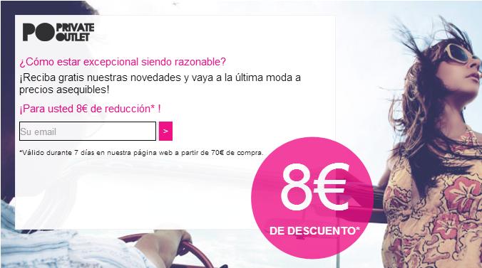 Outlet de ropa de marca online con Private Outlet