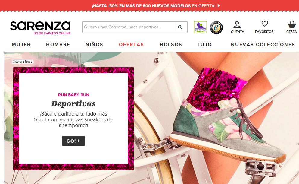 Tiendas para comprar ropa online - Sarenza