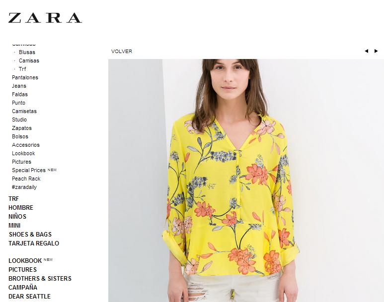  Imitaciones chinas Zara - Camisa en Zara