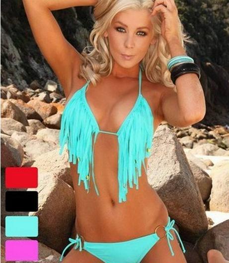 Comprar bikinis baratos - Bikini con flecos