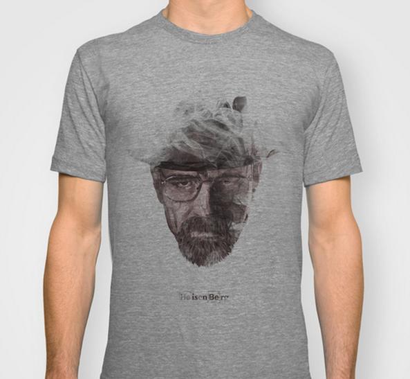 Camisetas de Breaking Bad - Hombre sombra Camisetas de Breaking Bad - Hombre sombra