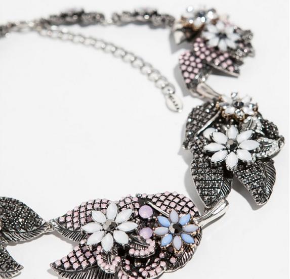 Collares de imitación de Zara - Collar de hojas Collares de imitación de Zara - Collar de hojas