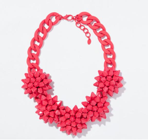 Collares de imitación de Zara - Collar rojo Collares de imitación - Collar rojo