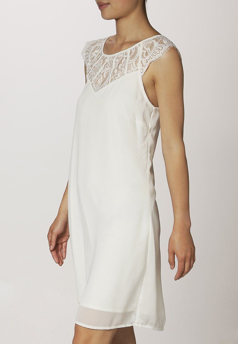 Vestido ibicenco - Vila encaje en el cuello Vestido ibicenco - Vila encaje en el cuello