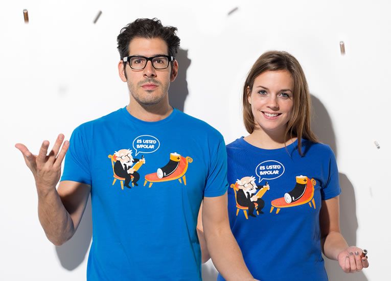 Camisetas originales económicas - Es usted bipolar?