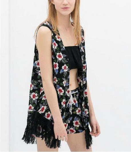 Kimonos de Zara - Kimono sin mangas Kimonos de Zara - Kimono sin mangas
