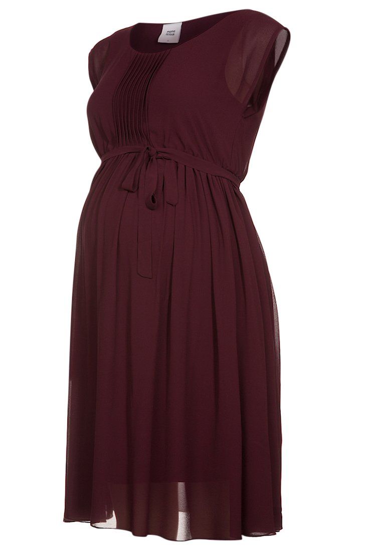 Ropa premamá - Vestido de Cóctail burdeos