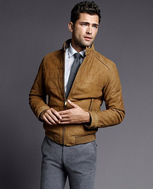Massimo Dutti - Chaqueta de cuero