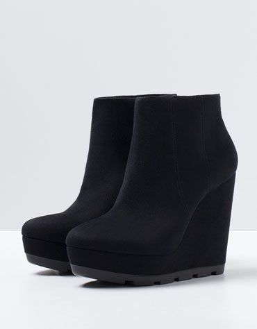 Botines de cuña