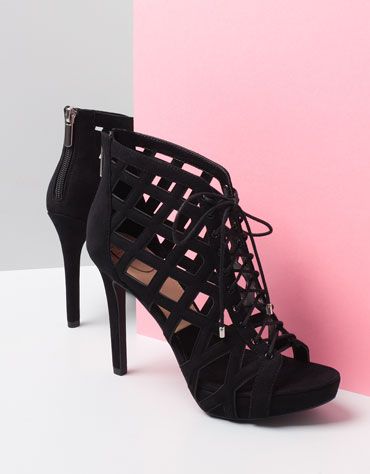 Zapatos Bershka - Tacón entrelazado