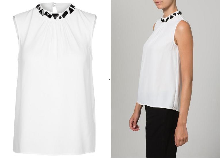 Blusa de fiesta con detalle en el cuello