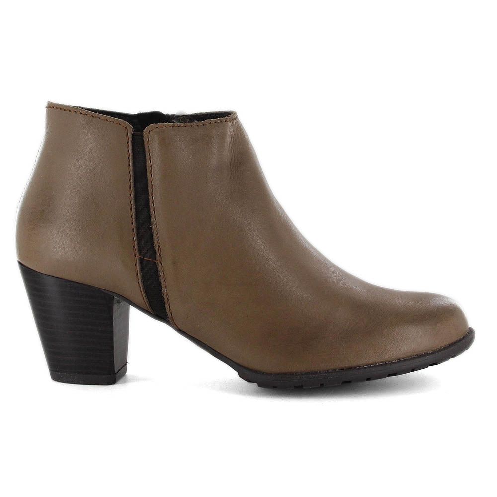 Botines online - Botín marrón de tacón