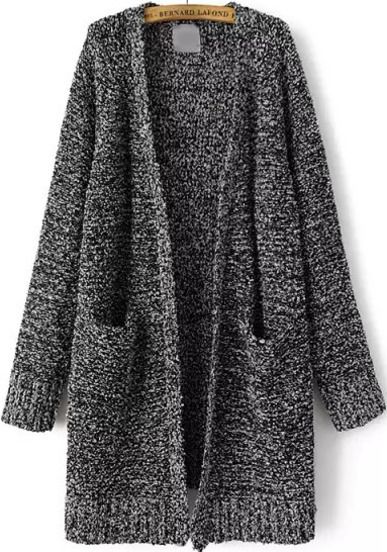 Chaquetas de punto grueso básica en varios colores