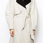 Gabardina amplia en dos colores