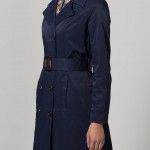 Gabardina azul marino