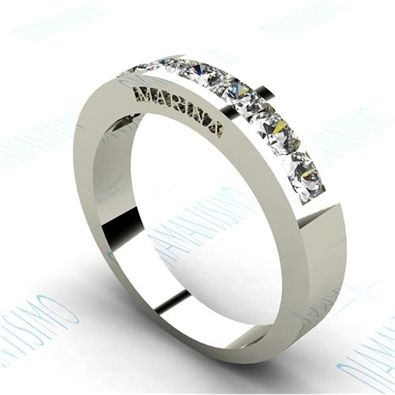 Anillo de compromiso personalizable con nombre