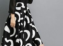 Faldas midi con vuelo en Sheinside