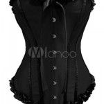 Corset negro con encajes