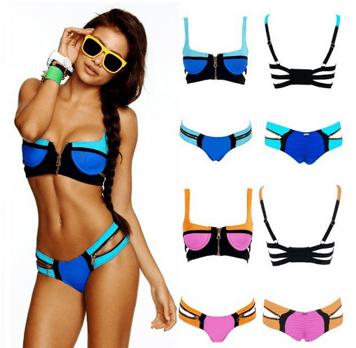 Bikinis de colores