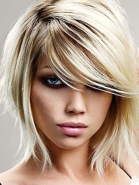 Corte bob con flequillo