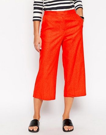 Culottes rojos formales