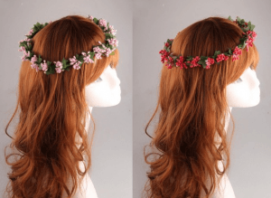 Coronas de flores en Aliexpress