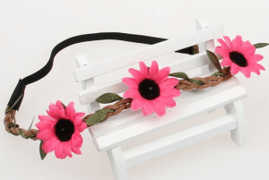 Corona de margaritas