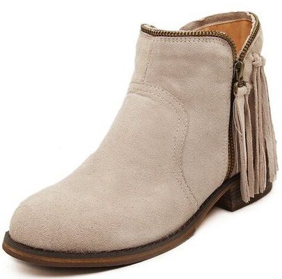Botines de flecos baratos