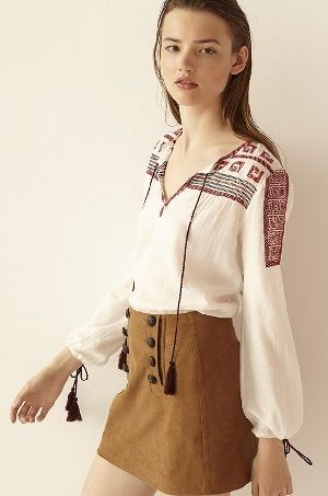 Blusa de manga larga