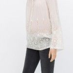 Camisa estilo boho premamá