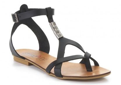 Sandalia negra