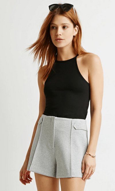 Shorts estructurados de neopreno