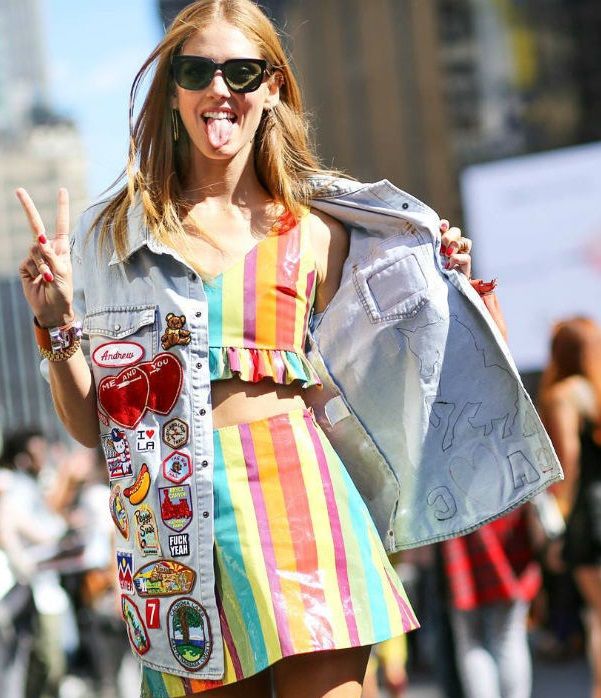 Chiara Ferragni parches para la ropa