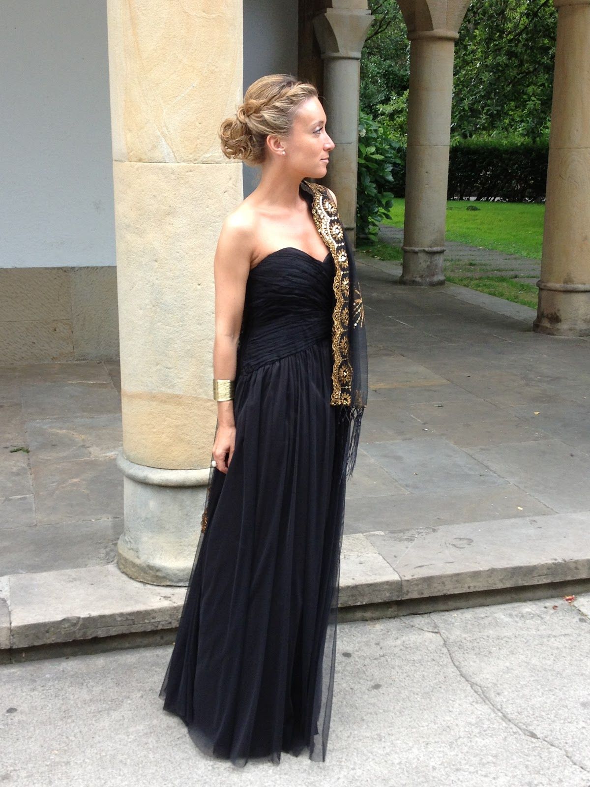 Vestido negro de fiesta