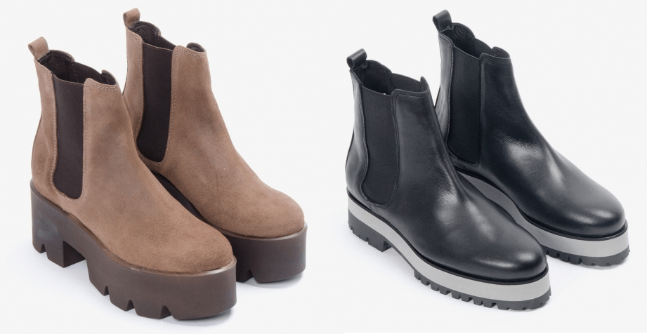 Zapatos con plataforma plana Gaia