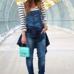 Cómo combinar un peto en invierno