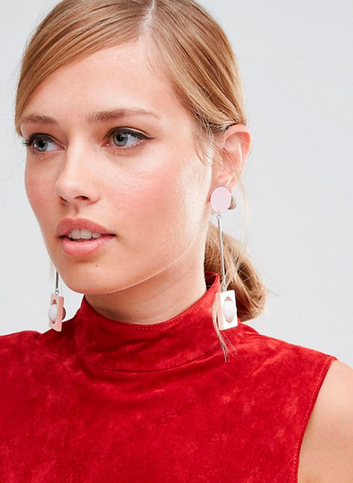 Pendientes largos de fiesta