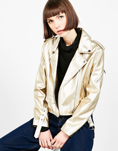 chaqueta plateada