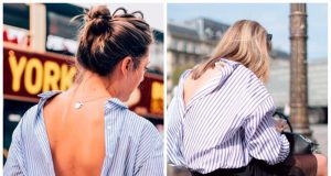 camisas abrochadas al reves tendencia