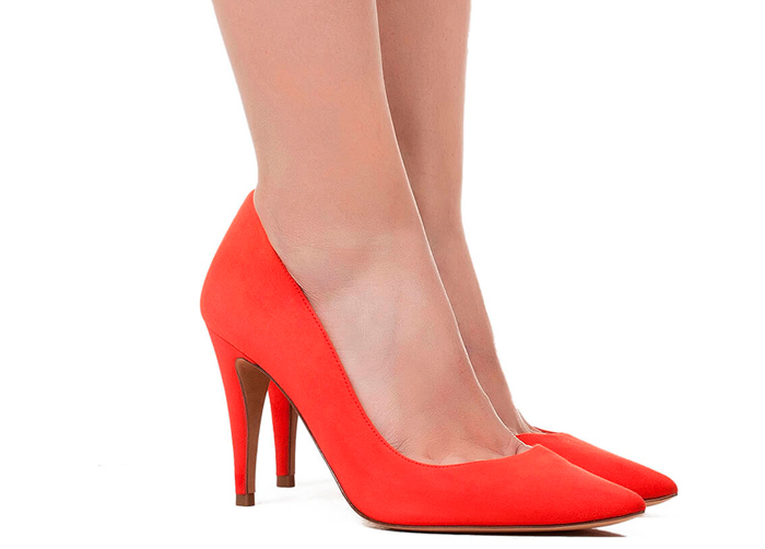 zapatos rojos mujer
