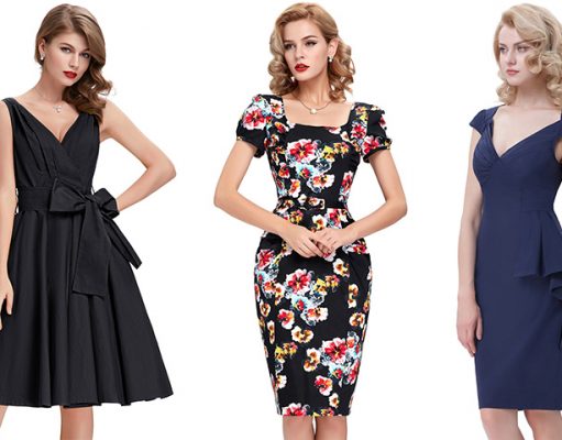 vestidos de años 60