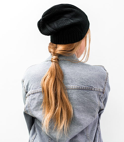 peinados para sombreros