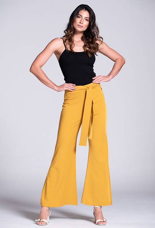 pantalones con lazo outfit