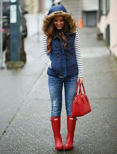como ir a la oficina un día de lluvia