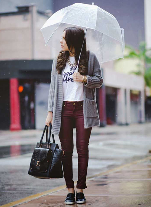 zapatos para la lluvia