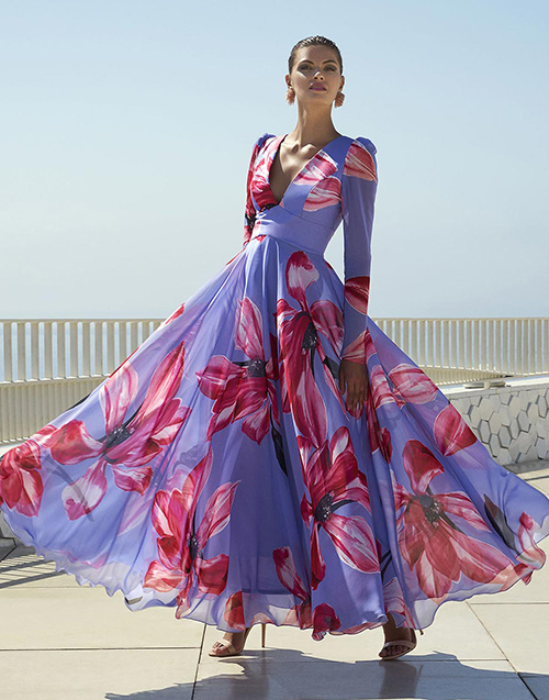 vestido largo informal