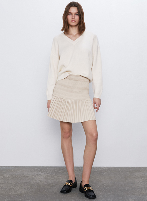 falda lentejuelas zara