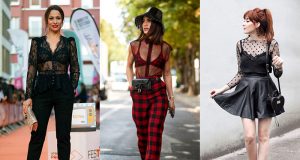 blusas transparentes sin brasier