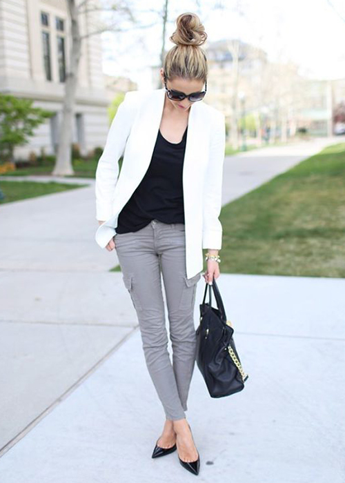 outfit formal mujer pantalon
