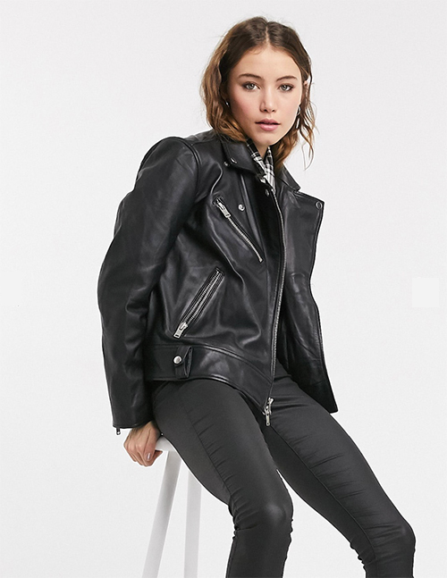 chaqueta de cuero mujer look chaqueta de cuero mujer look